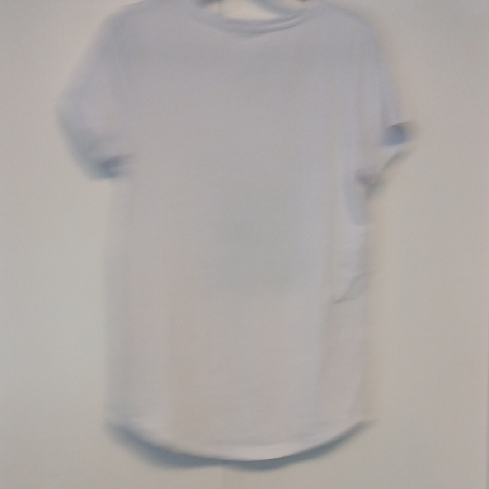 Cricut White Tee with Blue Graphic - Picture 4 of 4